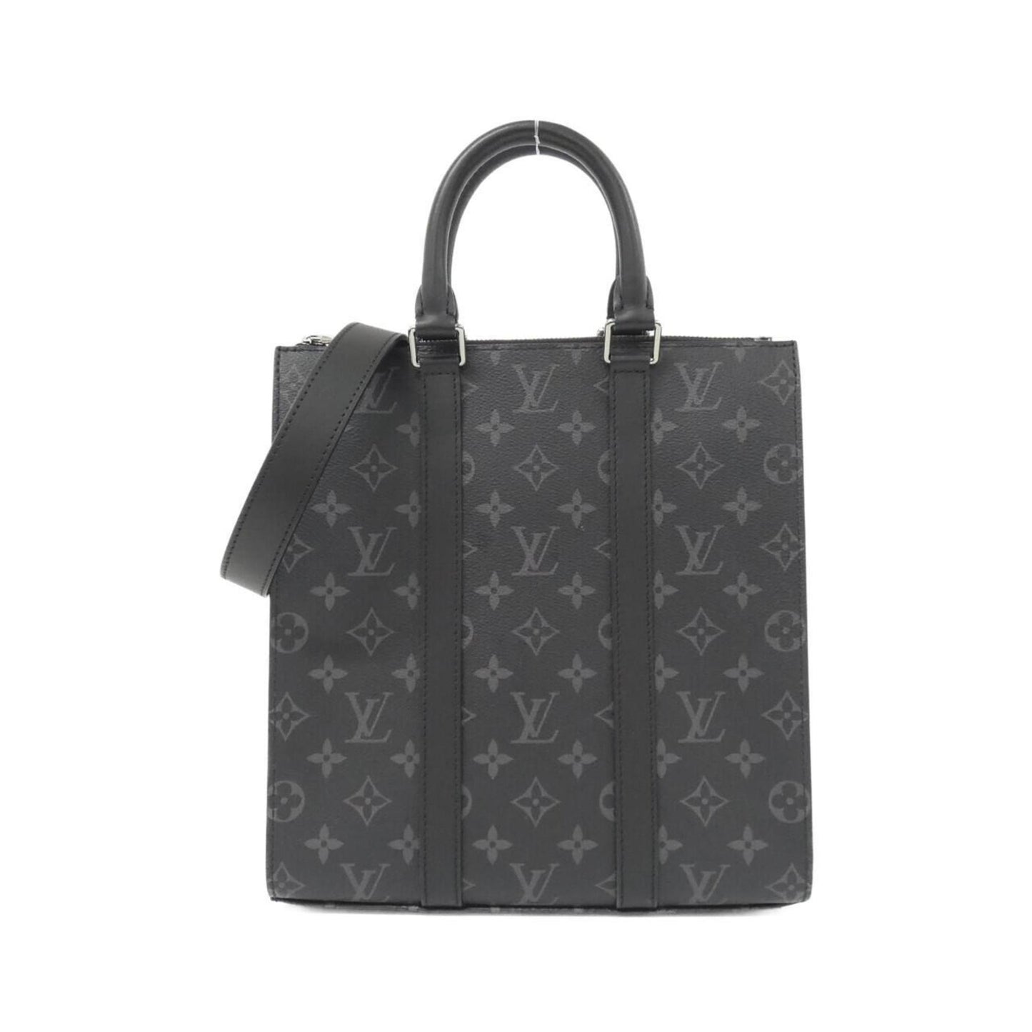 Louis Vuitton Coated Canvas Black Handbags