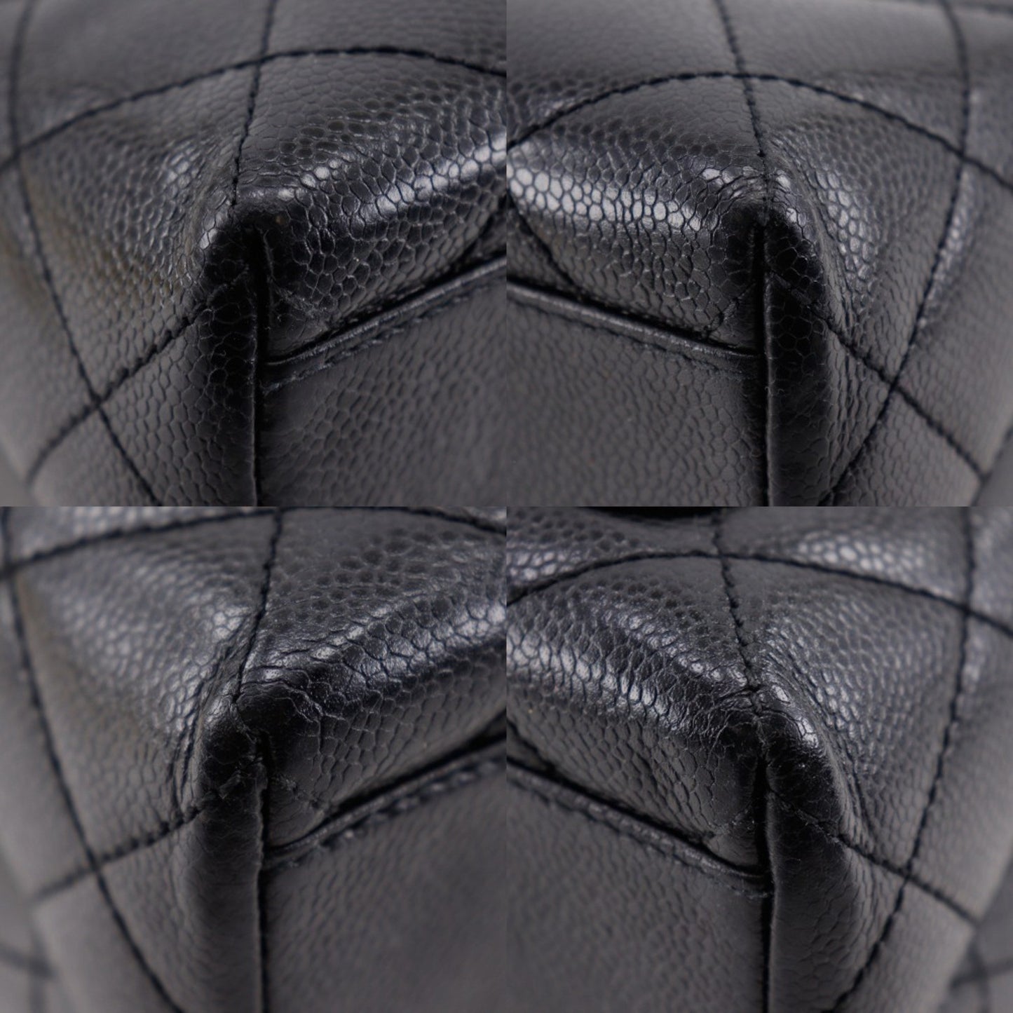 Chanel Calfskin Black Handbags
