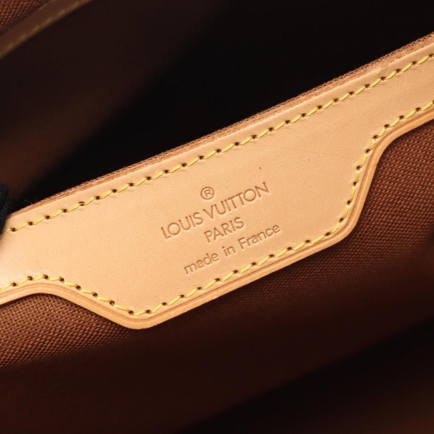 Louis Vuitton Coated Canvas Brown Travel Bags