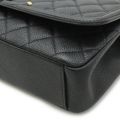 Chanel Calfskin Black Shoulder Bags