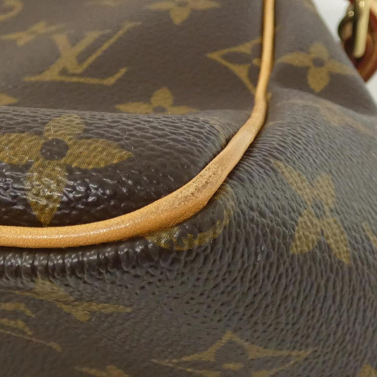 Louis Vuitton Coated Canvas Brown Handbags
