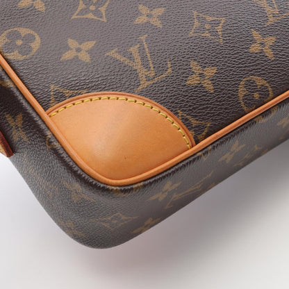 Louis Vuitton Coated Canvas Brown Shoulder Bags