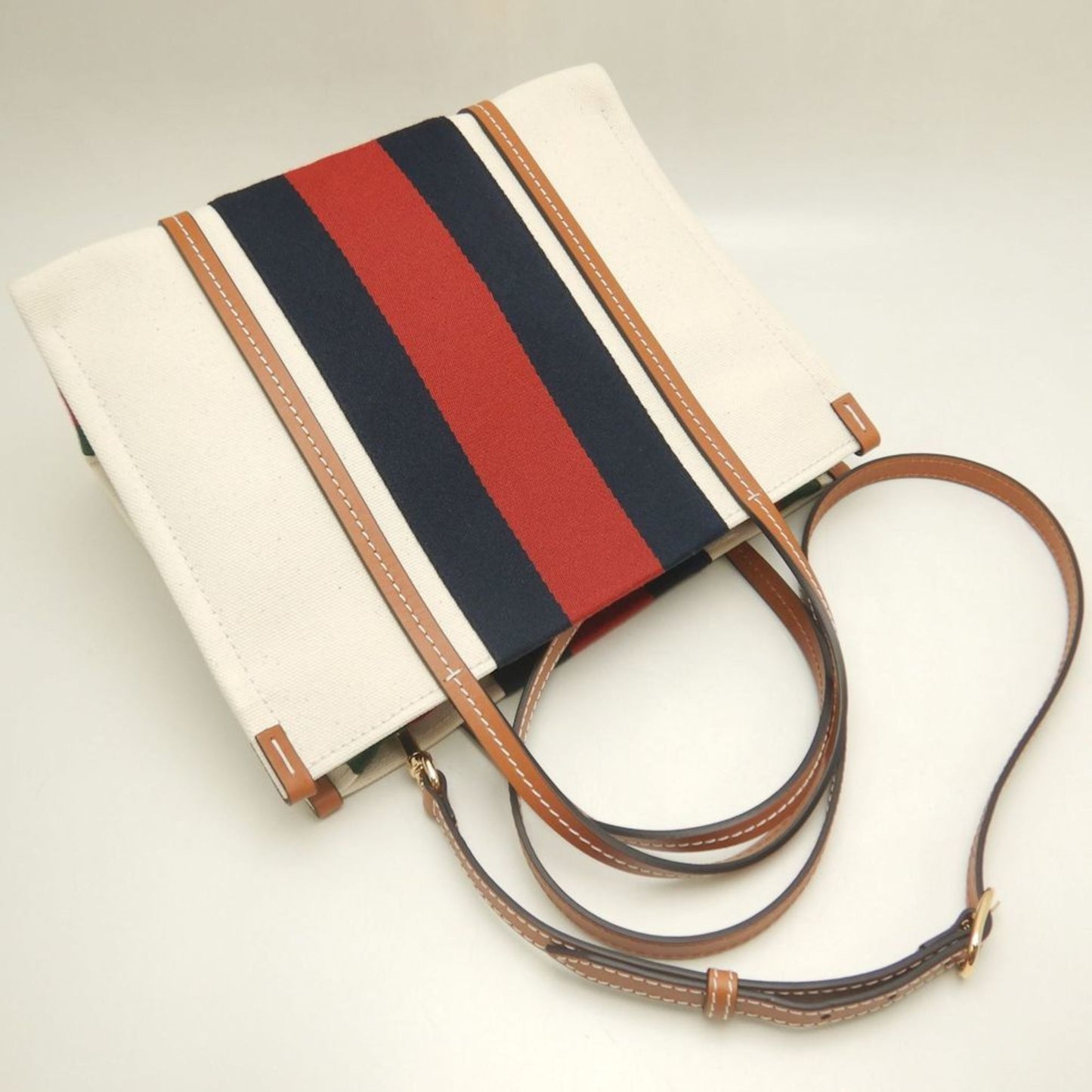 Gucci Canvas Brown Tote Bags