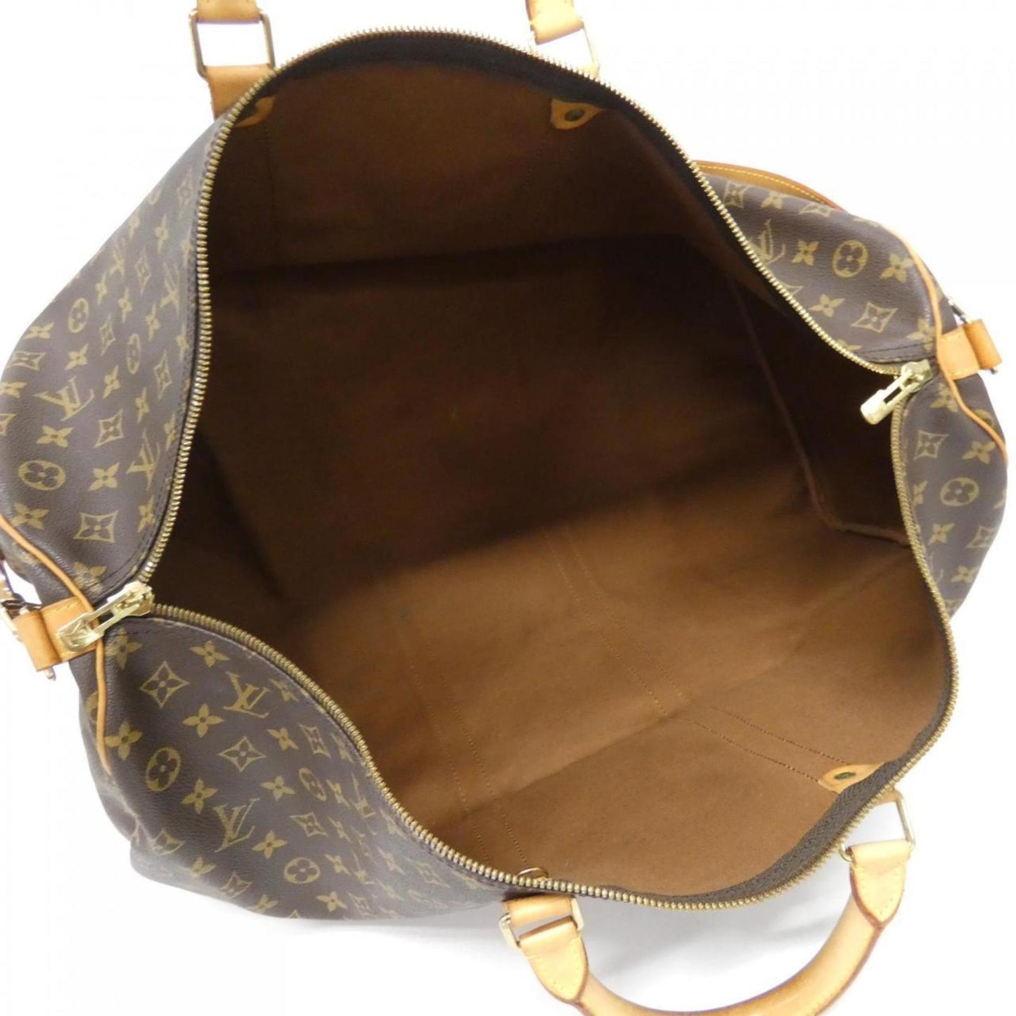 Louis Vuitton Coated Canvas Brown Travel Bags