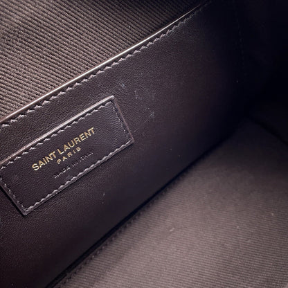 Saint Laurent Pvc Brown Handbags