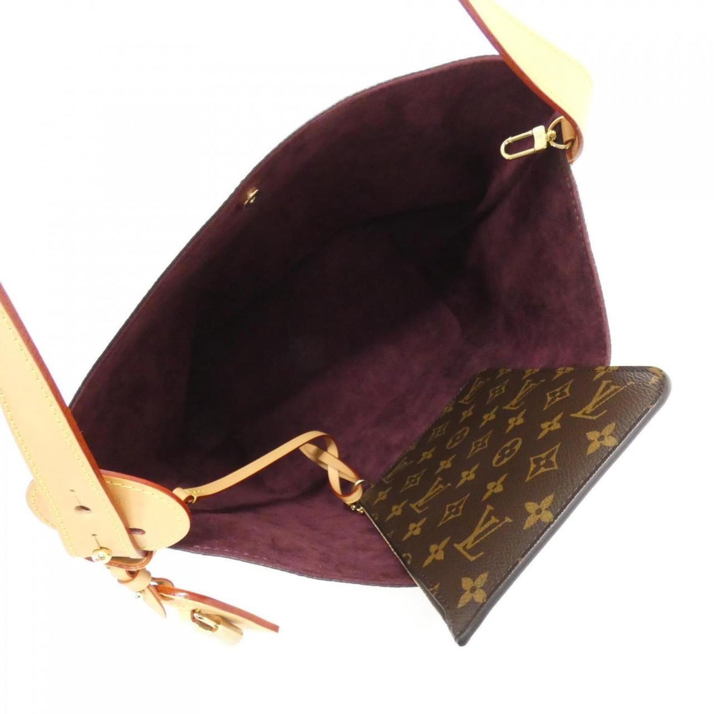 Louis Vuitton Coated Canvas Brown Shoulder Bags