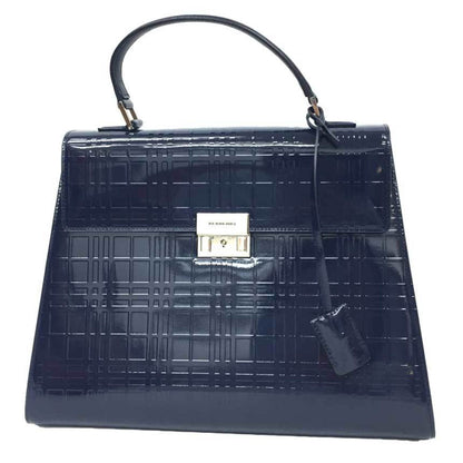 Burberry Patent Blue Handbags