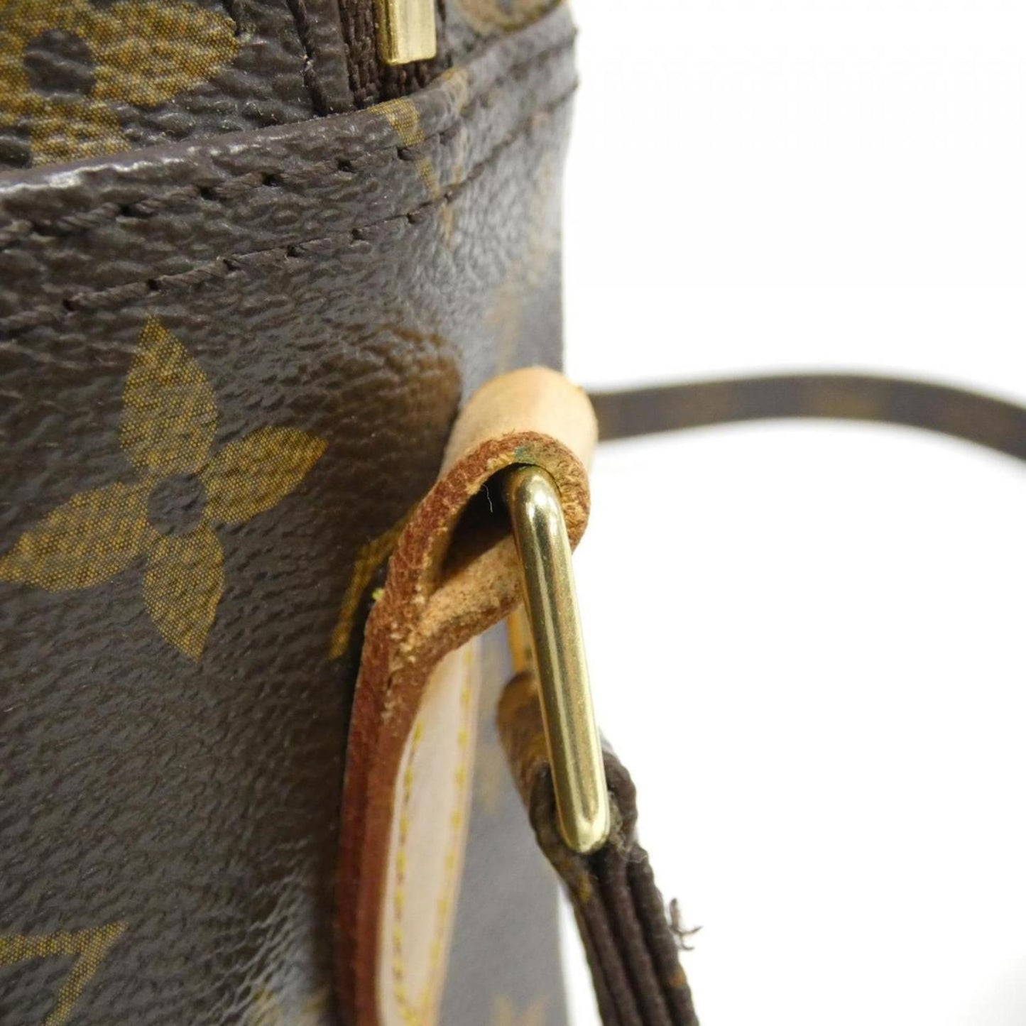 Louis Vuitton Coated Canvas Brown Shoulder Bags