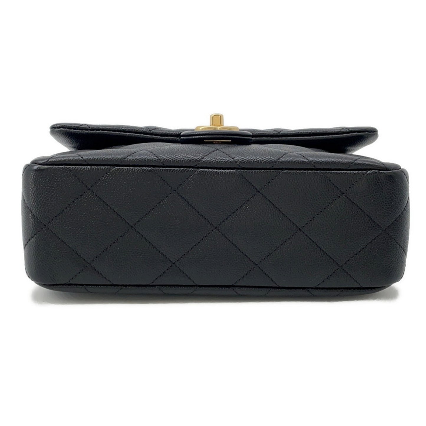 Chanel Calfskin Black Shoulder Bags