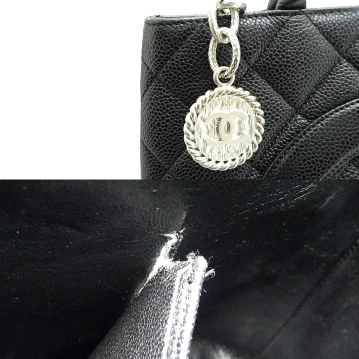 Chanel Calfskin Black Handbags