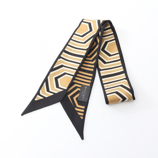 Bvlgari Silk Black Scarves