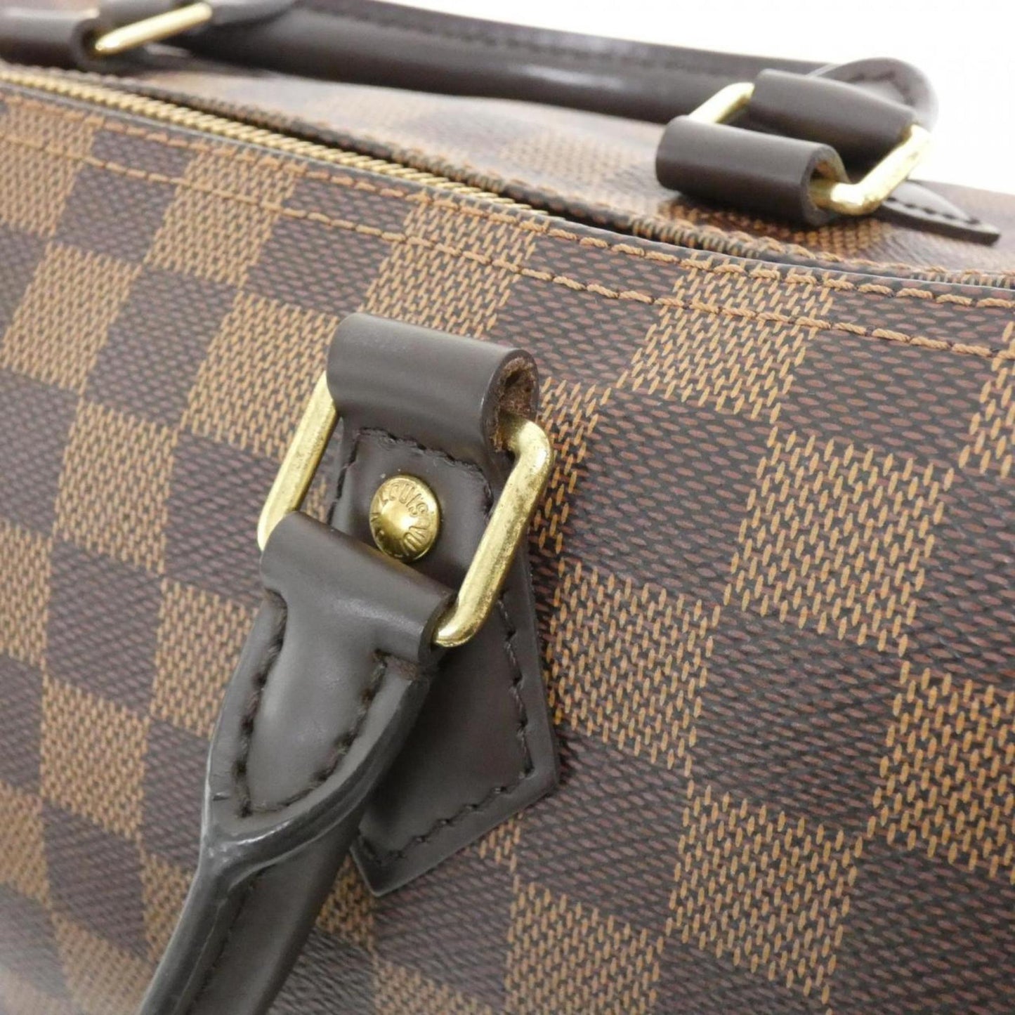 Louis Vuitton Coated Canvas Brown Travel Bags