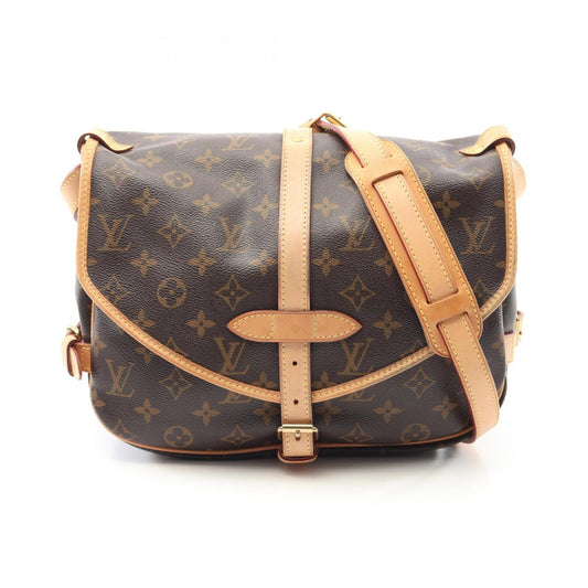 Louis Vuitton Coated Canvas Brown Shoulder Bags
