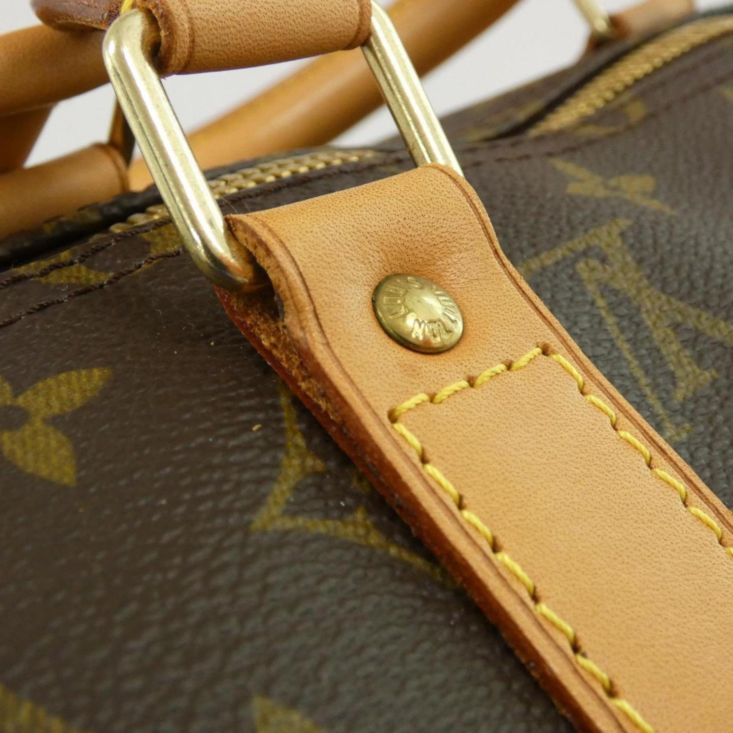 Louis Vuitton Coated Canvas Brown Travel Bags