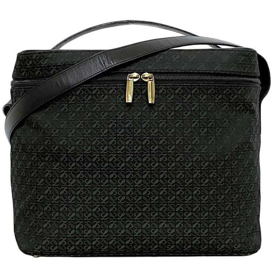 Loewe Canvas Black Shoulder Bags
