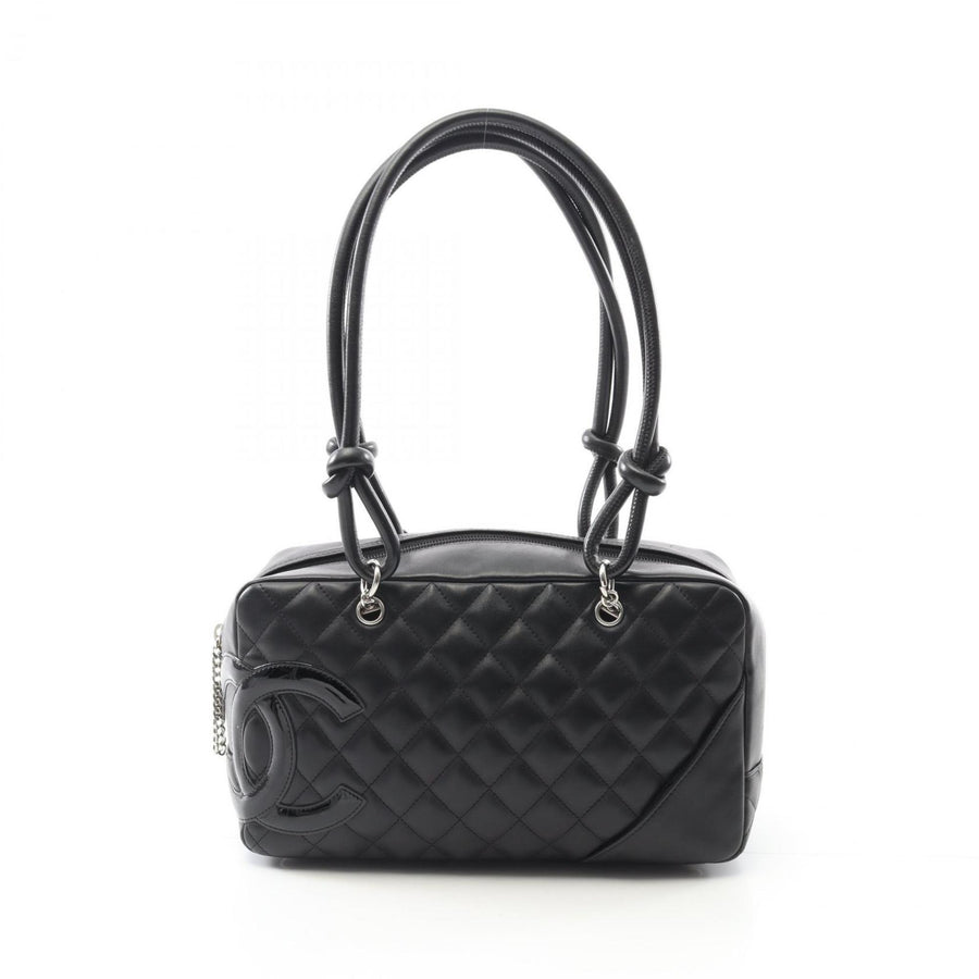 Chanel Patent Black Shoulder Bags
