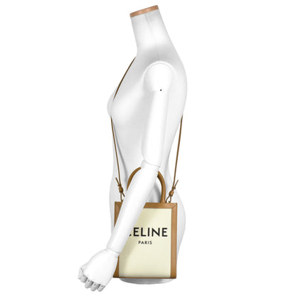 Celine Canvas Brown Shoulder Bags