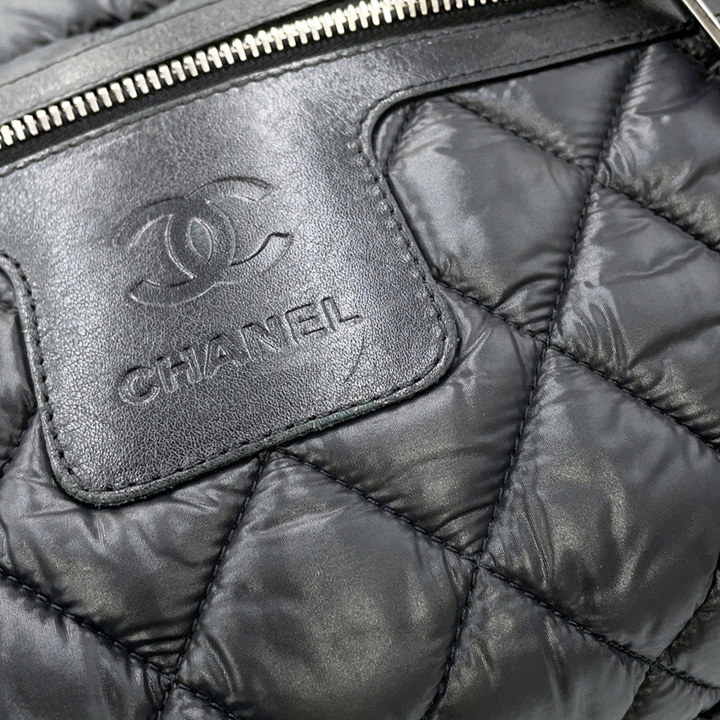 Chanel Nylon Black Tote Bags