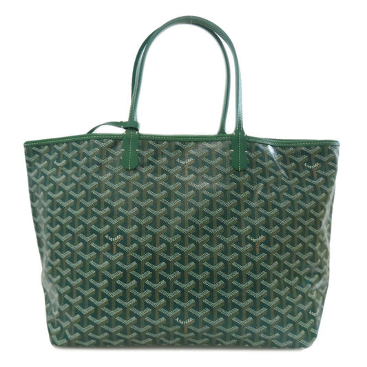 Goyard Coated Canvas Green Tote Bags