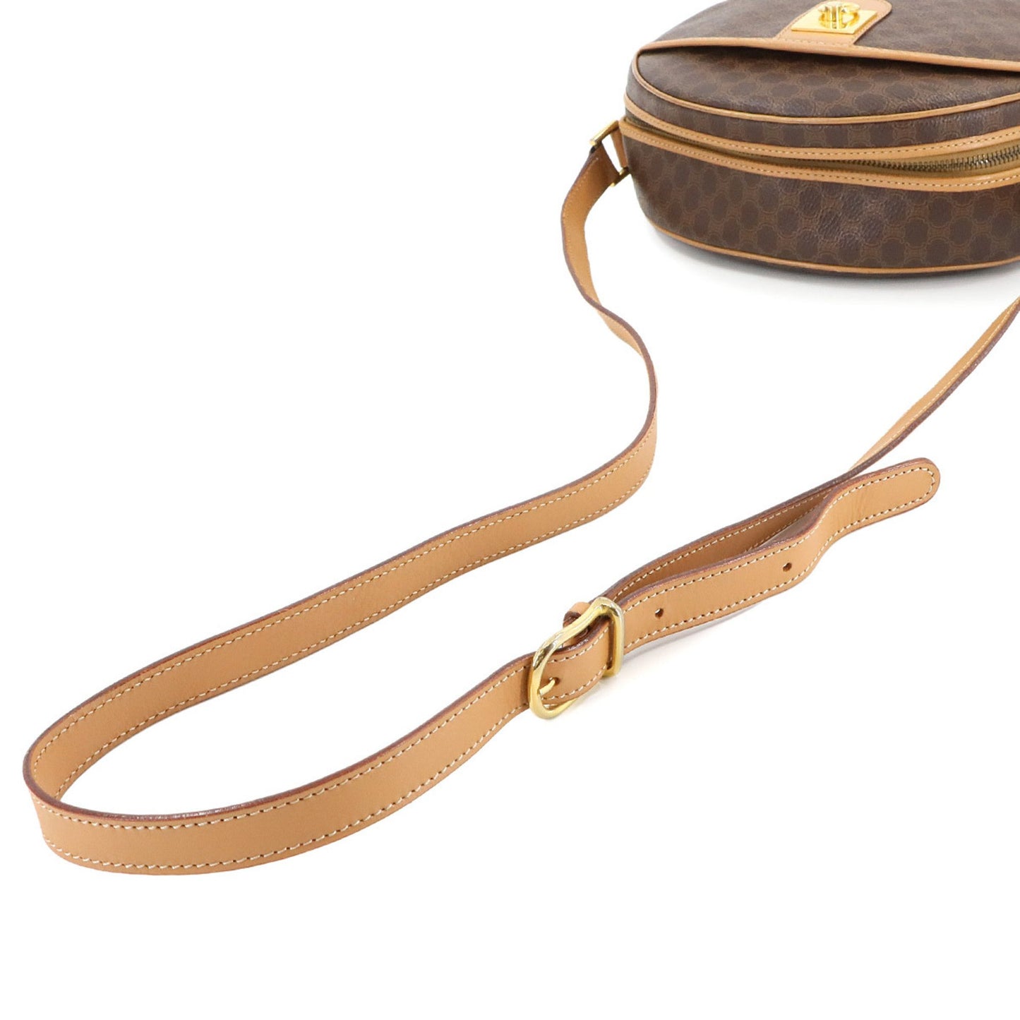 Celine Pvc Brown Shoulder Bags