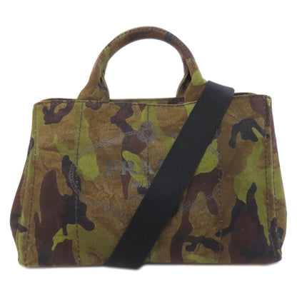 Prada Canvas Brown Handbags