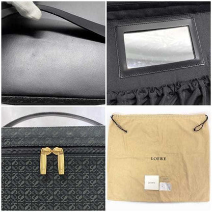 Loewe Canvas Black Shoulder Bags