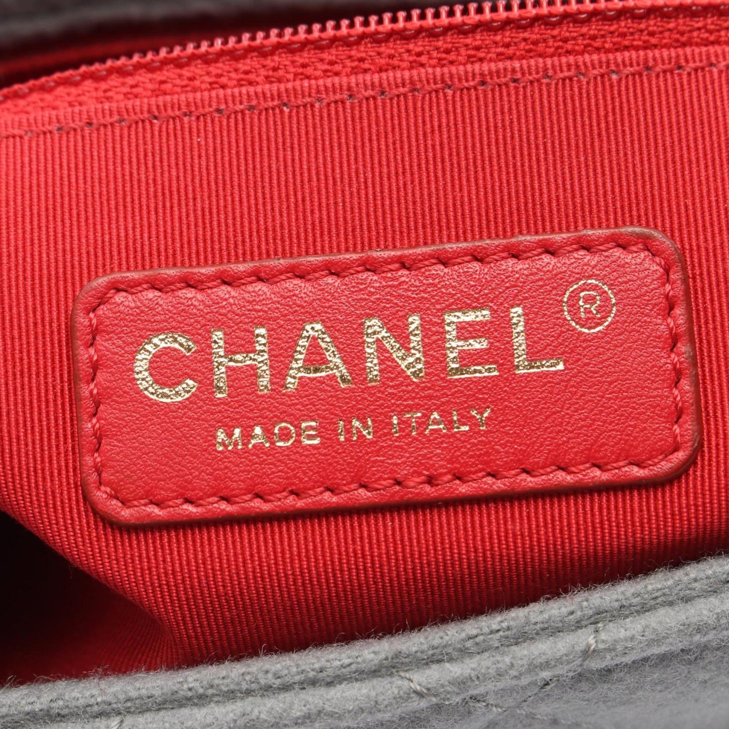 Chanel Canvas Gray Shoulder Bags