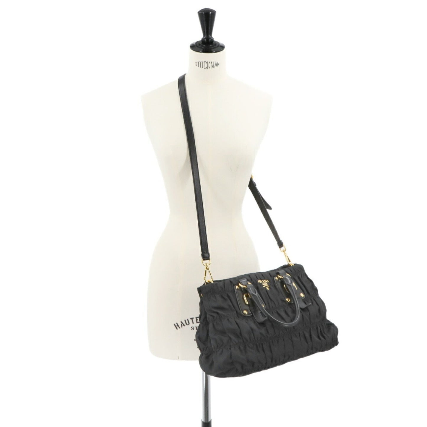 Prada Nylon Black Handbags
