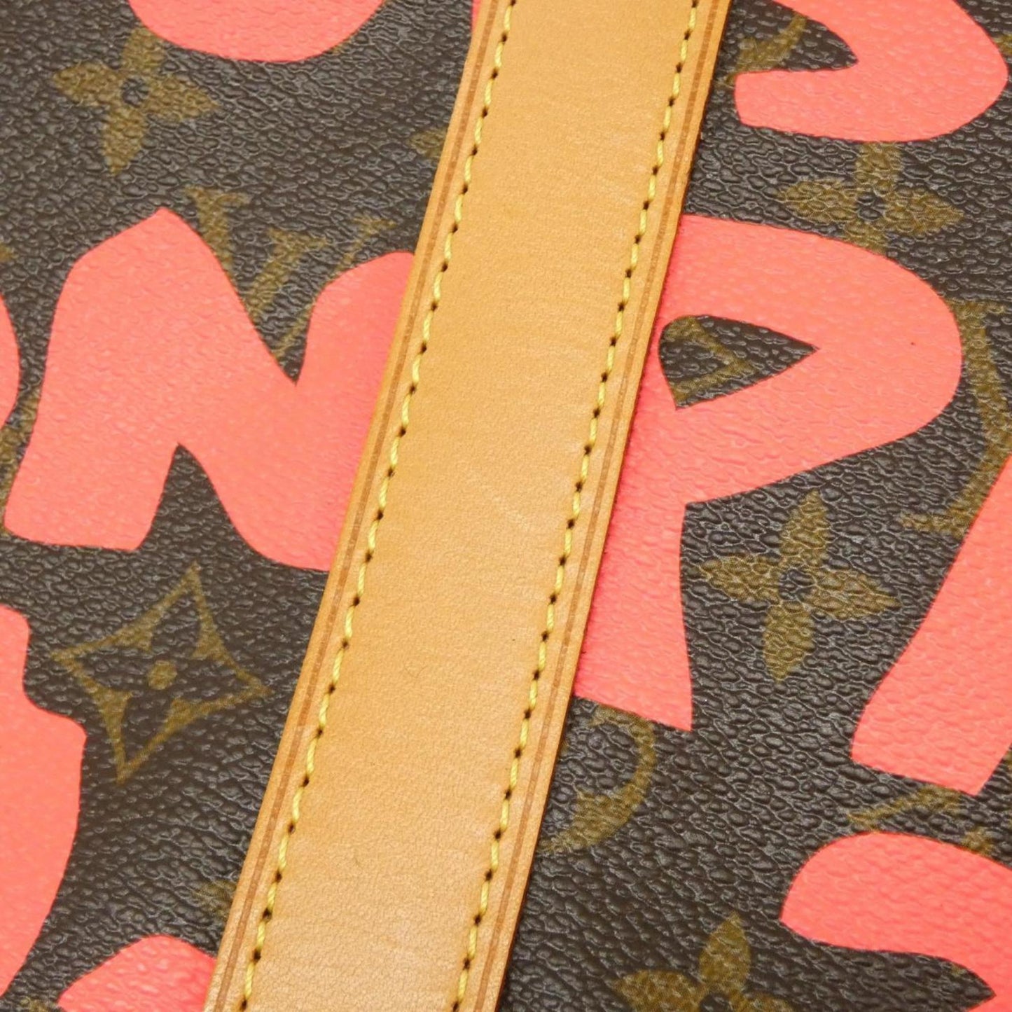 Louis Vuitton Coated Canvas Pink Travel Bags