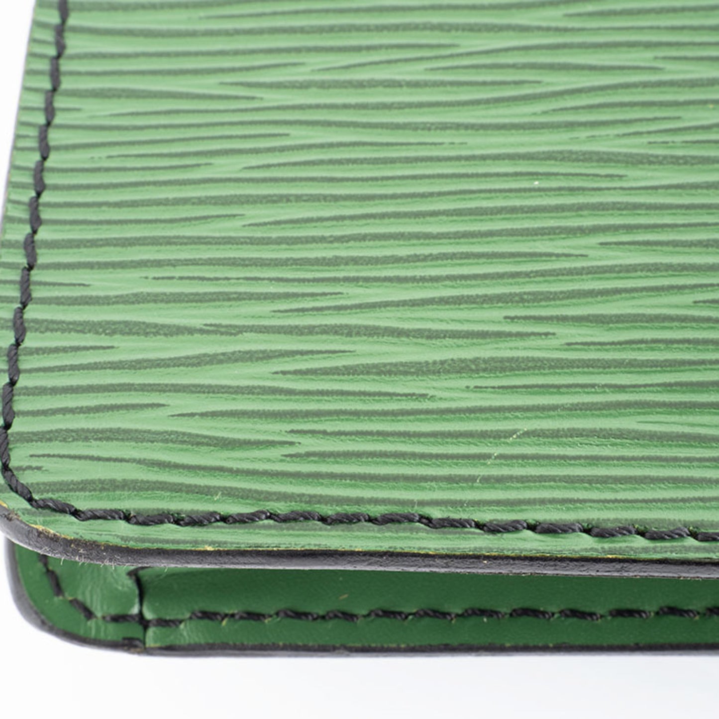Louis Vuitton Epi Green Clutch Bags
