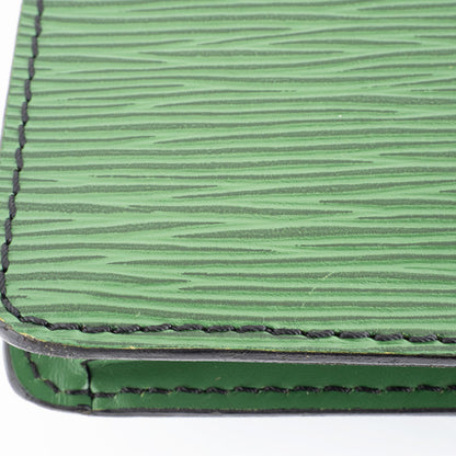 Louis Vuitton Epi Green Clutch Bags