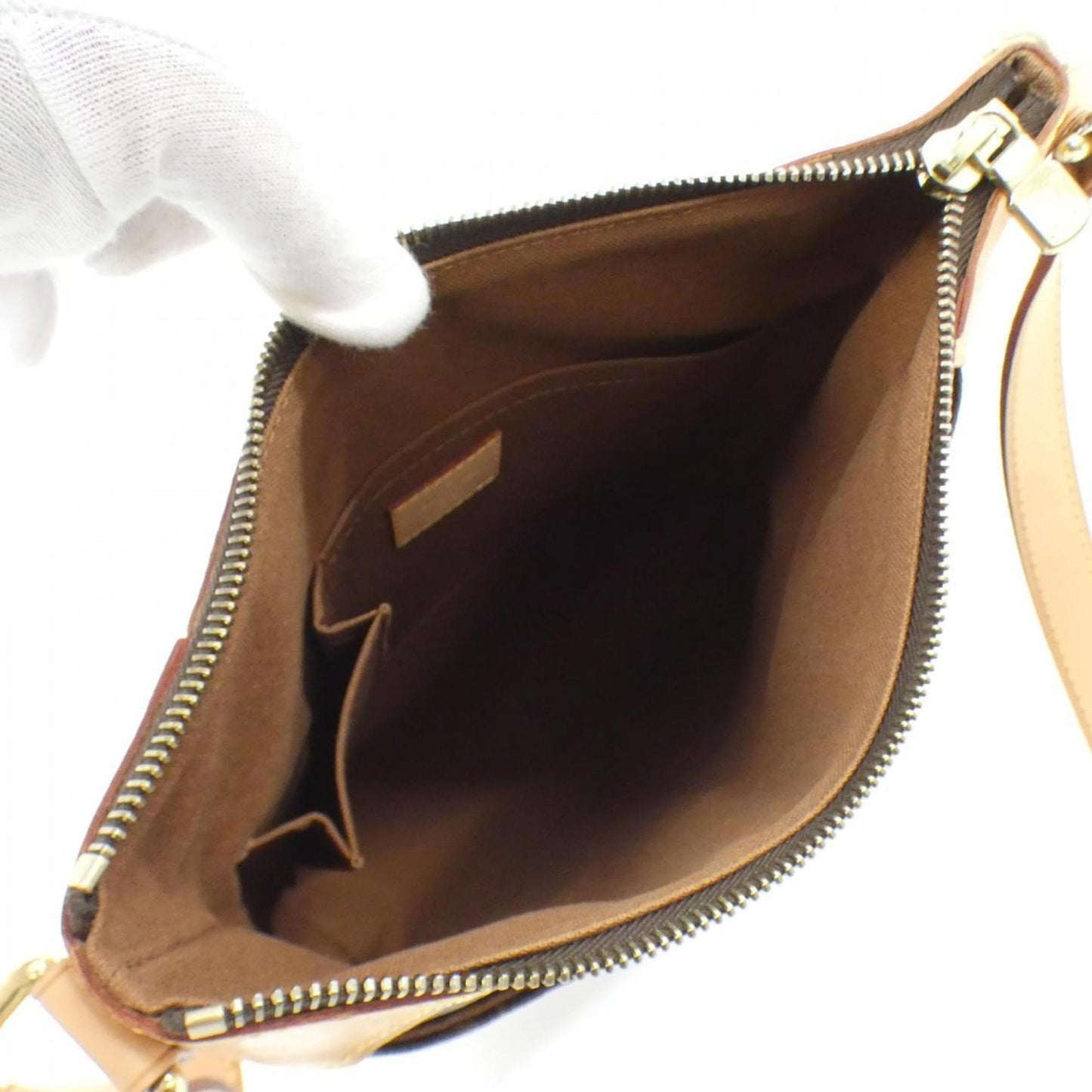 Louis Vuitton Coated Canvas Brown Shoulder Bags