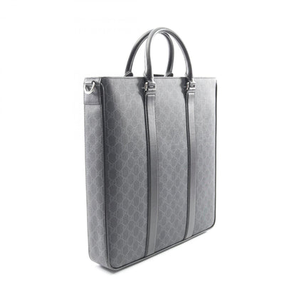 Gucci Coated Canvas Black Tote Bags