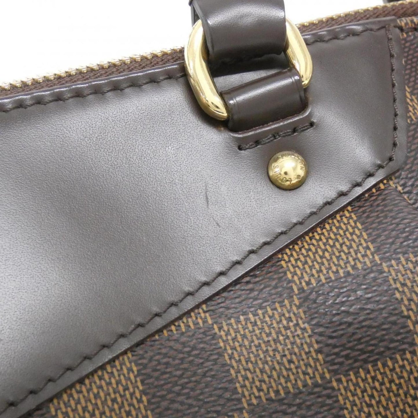 Louis Vuitton Coated Canvas Brown Handbags