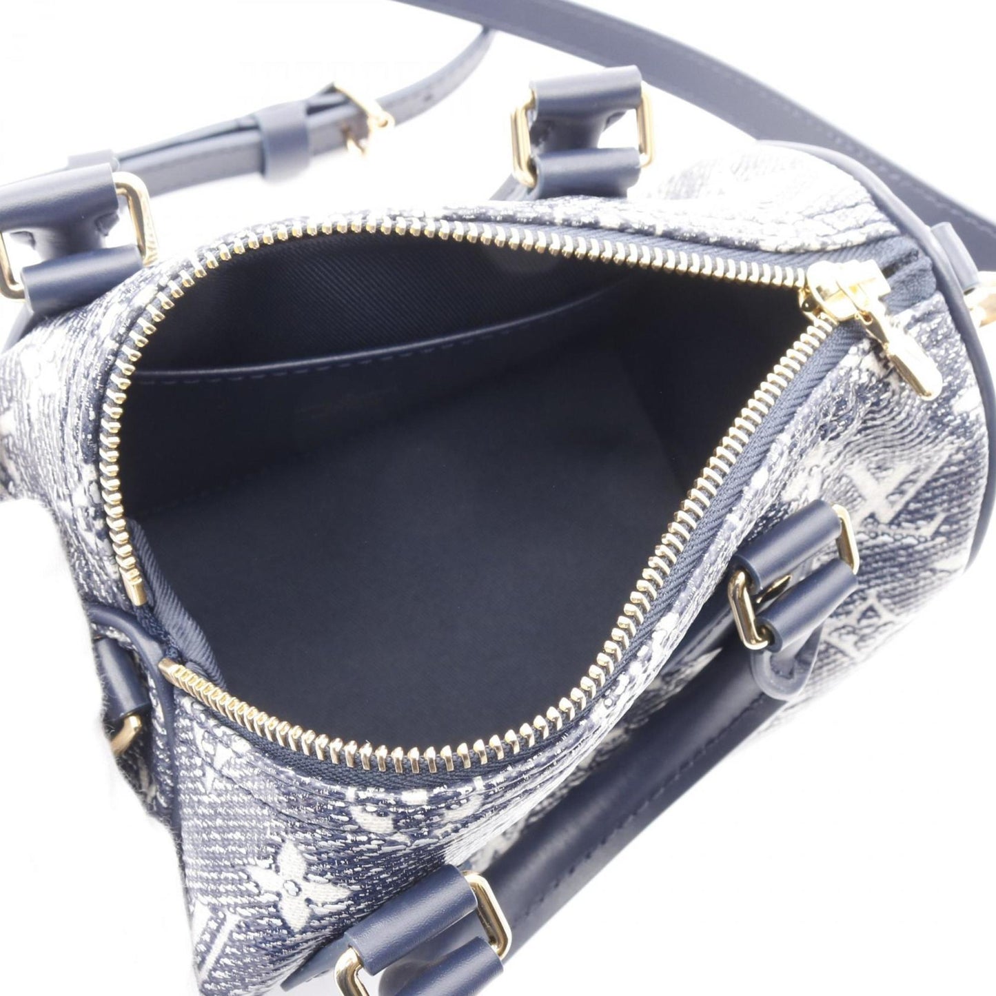 Louis Vuitton Coated Canvas Blue Handbags
