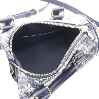 Louis Vuitton Coated Canvas Blue Handbags