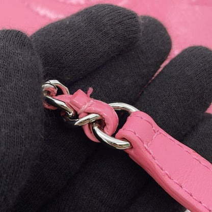 Chanel Patent Pink Shoulder Bags