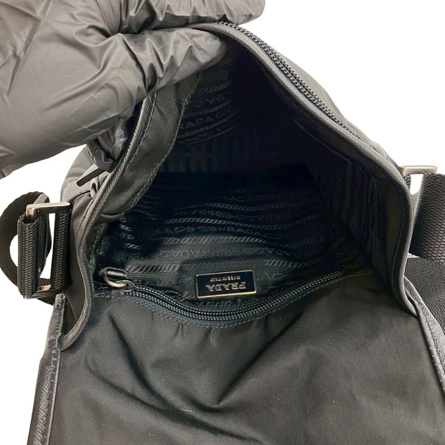 Prada Nylon Black Shoulder Bags
