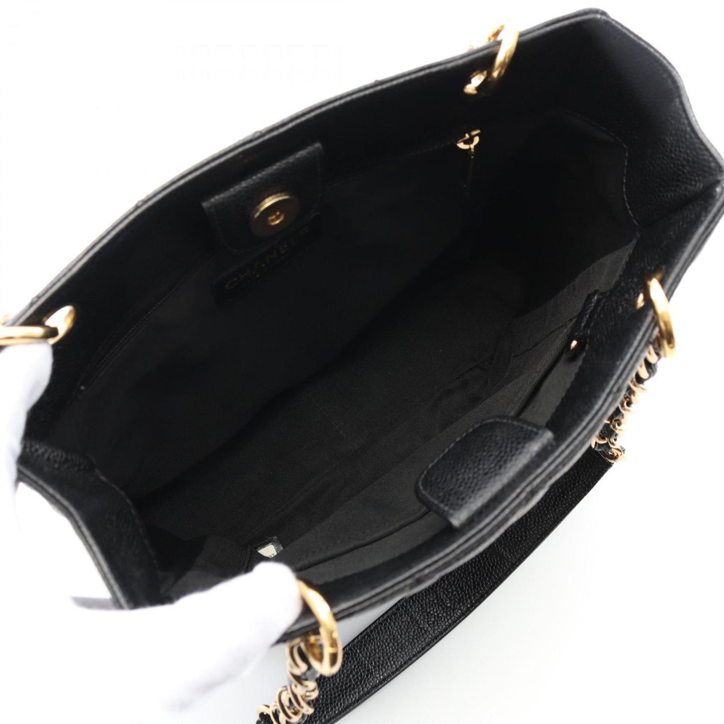 Chanel Calfskin Black Tote Bags