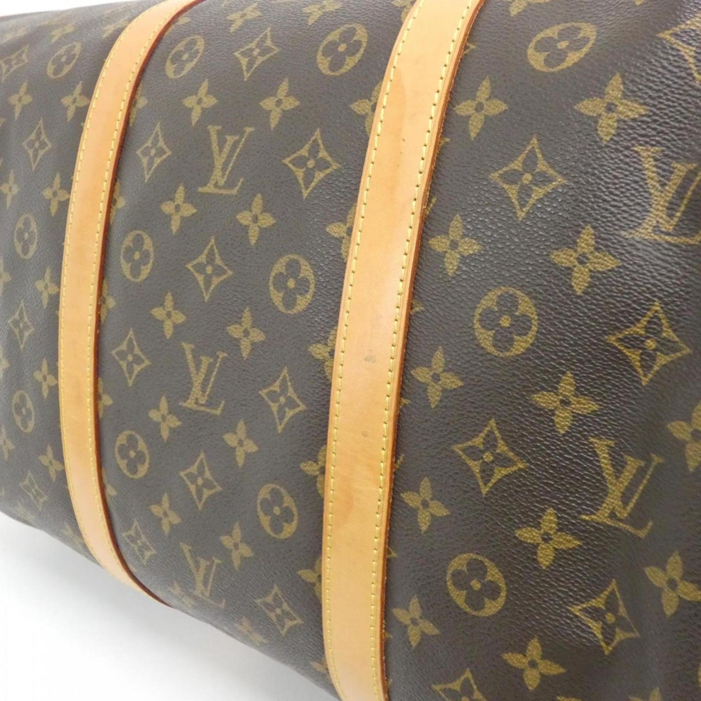 Louis Vuitton Coated Canvas Brown Travel Bags