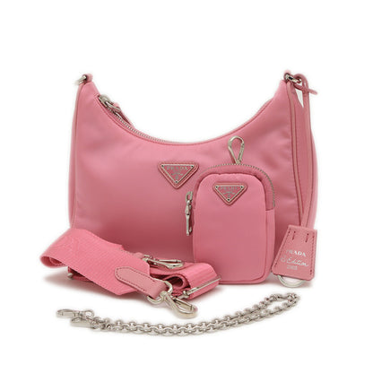 Prada Nylon Pink Shoulder Bags