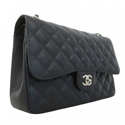 Chanel Calfskin Black Shoulder Bags