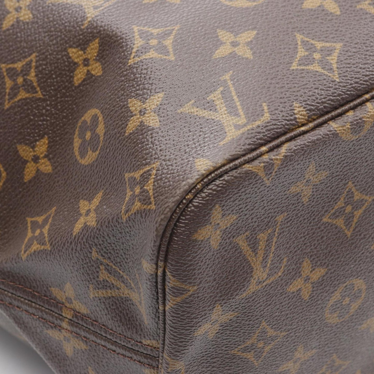 Louis Vuitton Coated Canvas Brown Tote Bags