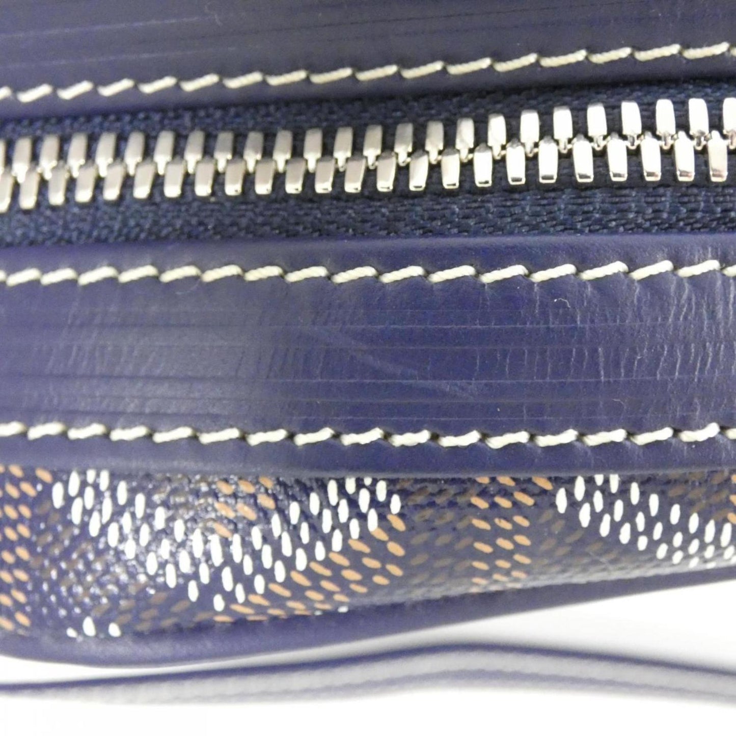 Goyard Coated Canvas Blue Shoulder Bags