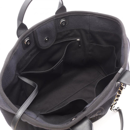 Chanel Canvas Black Tote Bags