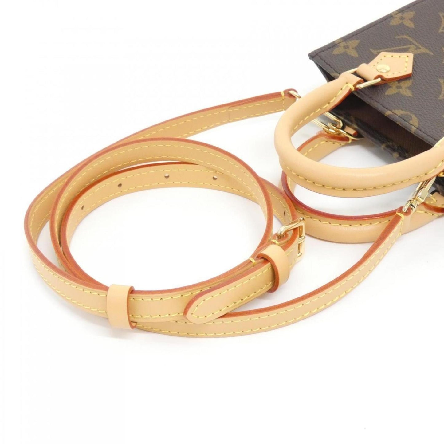 Louis Vuitton Coated Canvas Brown Handbags