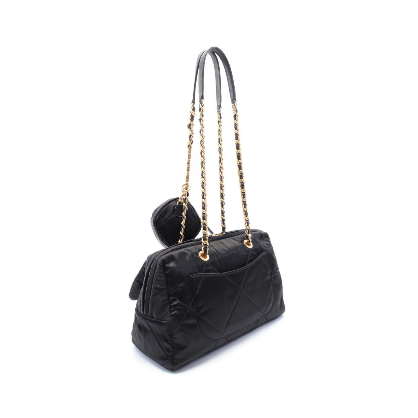 Chanel Nylon Black Shoulder Bags