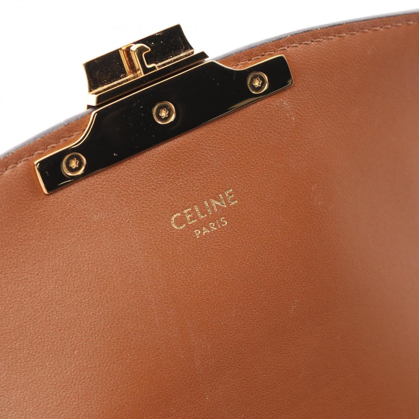 Celine Canvas Brown Shoulder Bags