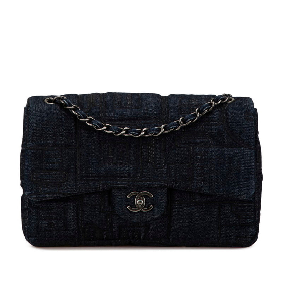 Chanel Denim Blue Shoulder Bags