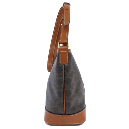 Celine Pvc Brown Shoulder Bags